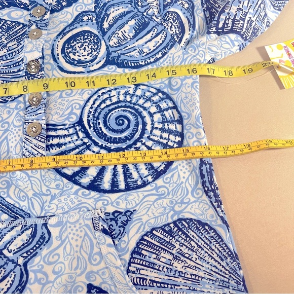 Lilly Pulitzer UPF 50+ Captain Popover Peri Blue Pop Up Stuffed Shells Sz XS NWT - Picture 9 of 15